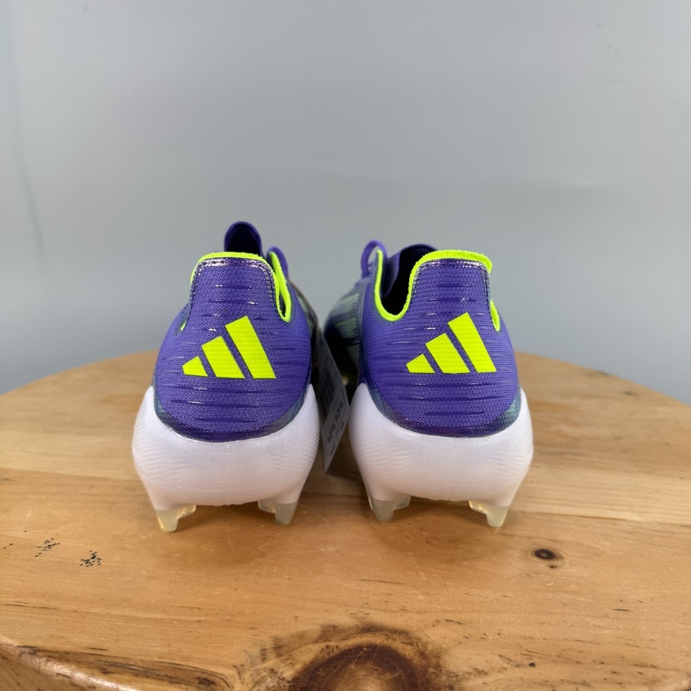 Adidas F50 Elite FG Mens Size 12.5 Purple Silver Soccer Cleats Radiant Blaze NEW - Picture 4 of 9